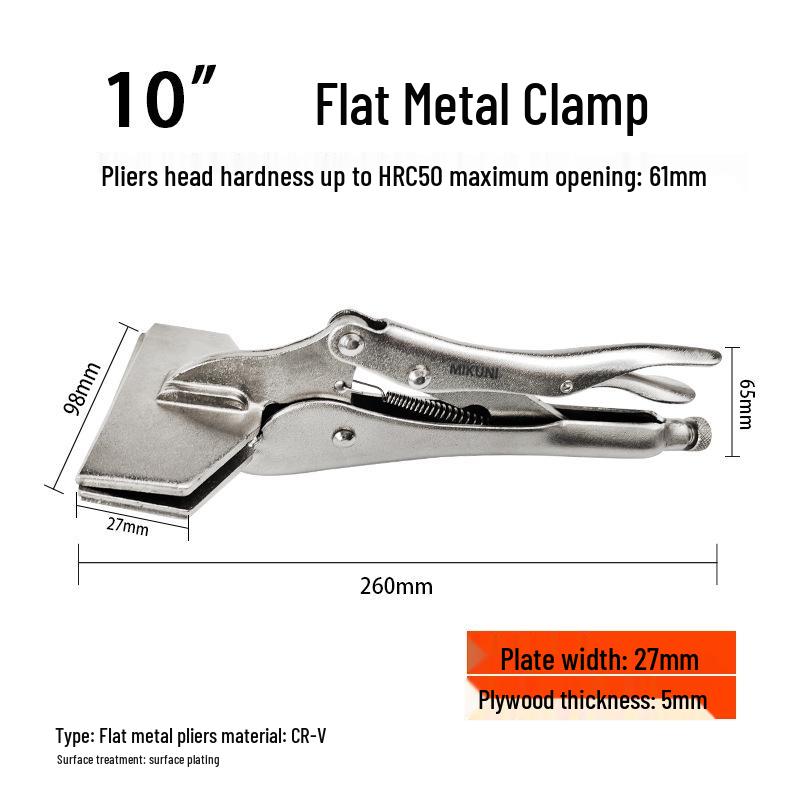 Многофункциональные складные клещи-зажимы C-типа с плоскими, круглыми и игольчатыми губками, автоматический быстрозажимной зажим.