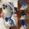 Большая волна Кацусика Хокусай Чехол Для Apple iPhone 17 16 15 14 13 12 11 Pro Max 16 Plus 16E 17Air 17Pro Чехол для телефона Funda