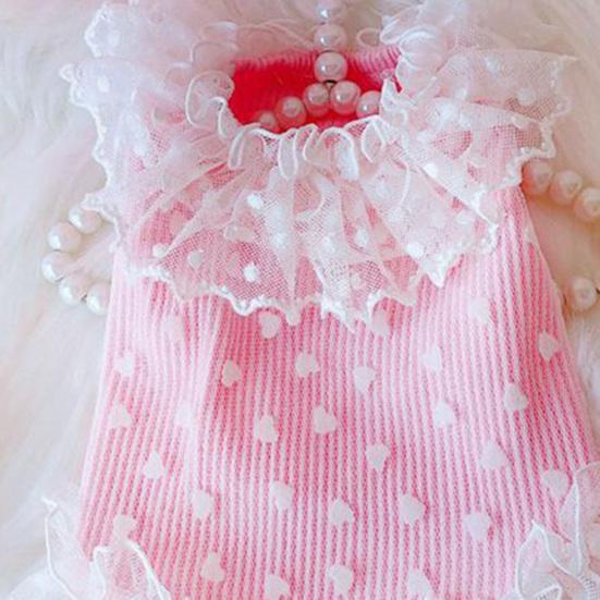 Дышащее платье для собак Красивый привлекательный очаровательный пуловер Юбка для щенка для повседневной жизни