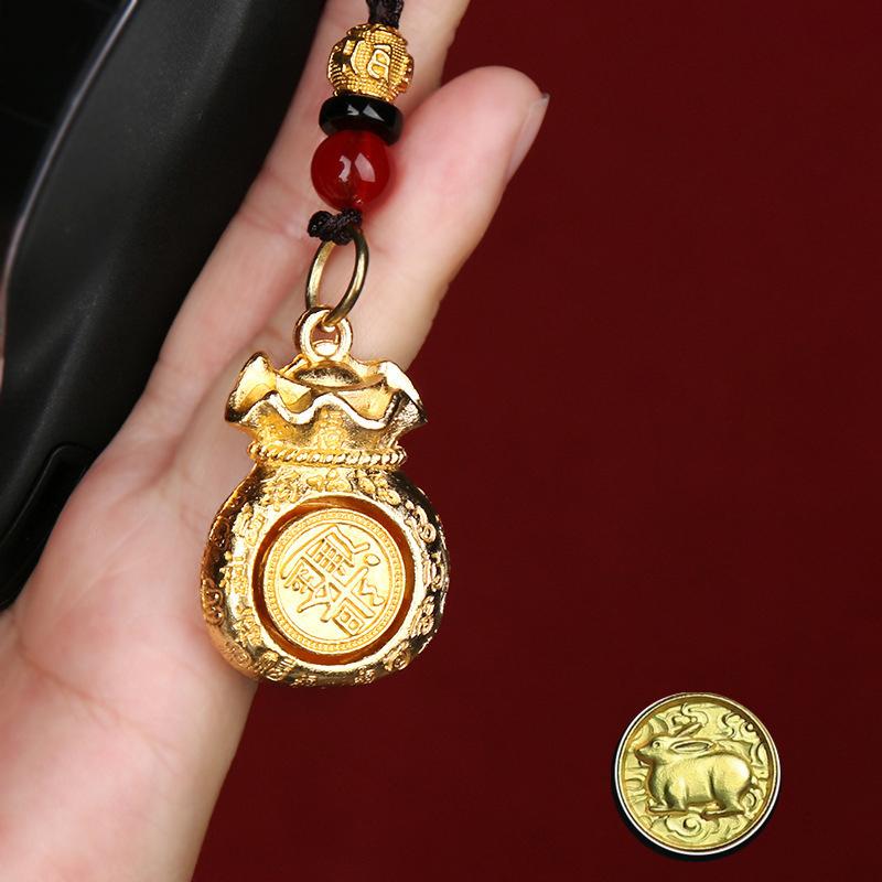 Креативный денежный мешок зодиак автомобиль брелок кулон рюкзак подвески украшения подарки