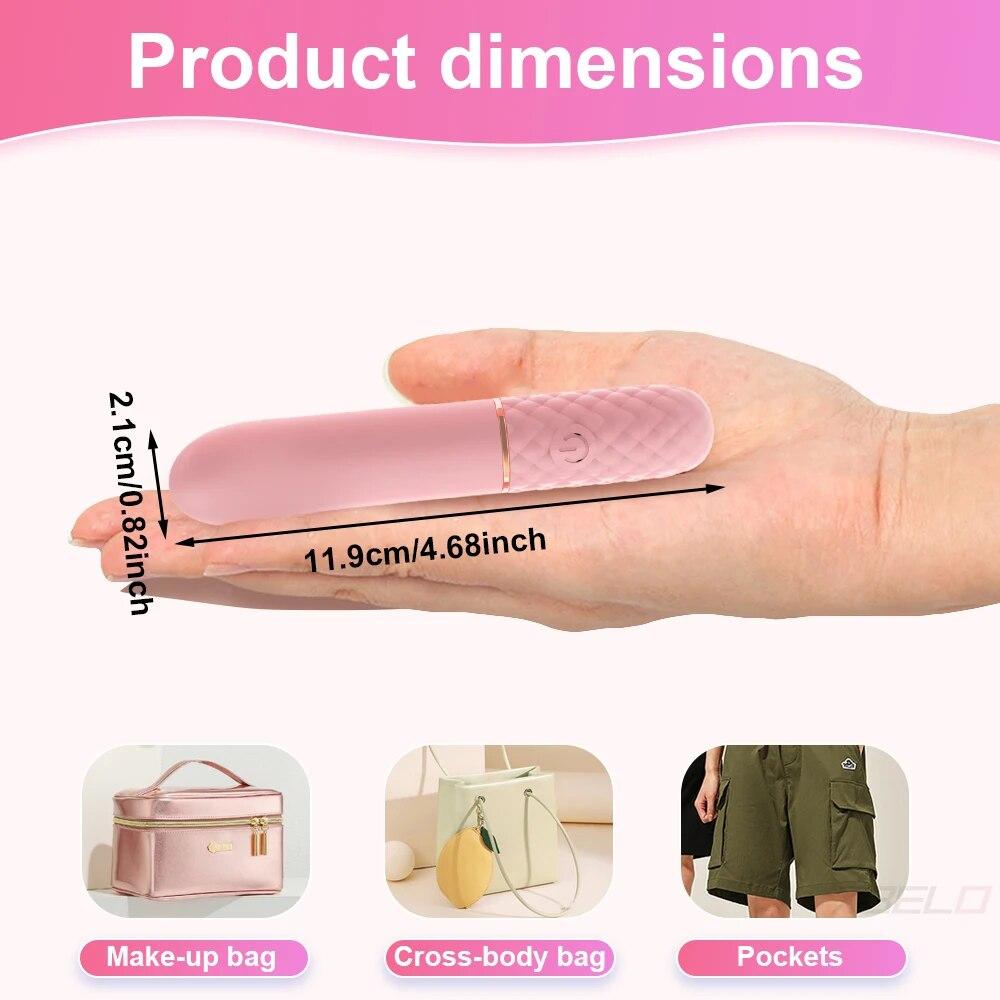 Быстрый оргазм мини-вибратор-пуля для женщин 10 режимов стимулятор клитора перезаряжаемые женские товары для взрослых мастурбация секс-игрушки