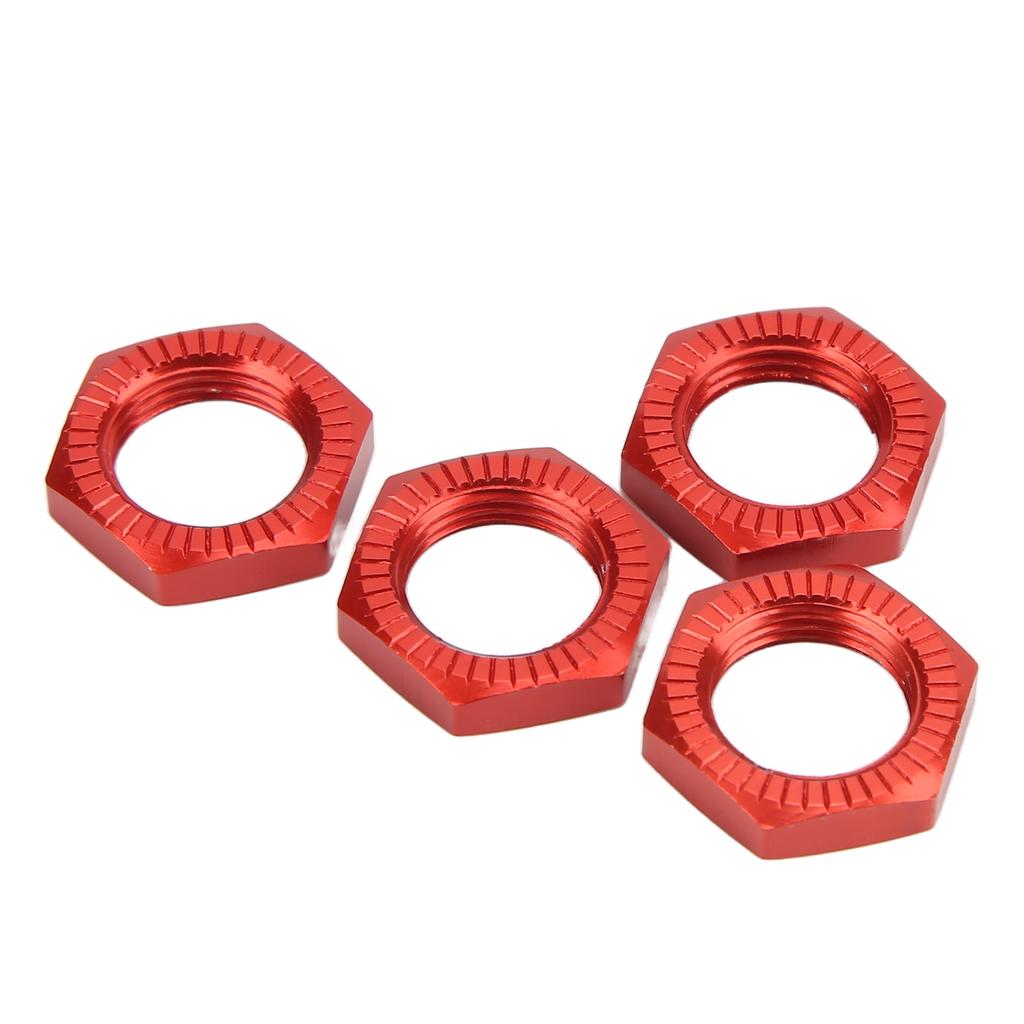 4PCS 17mm Aluminum Alloy Wheel Hex Hub Nut for 1Celsius8 RC Model Car Upgraded Accessory