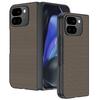 For Google Pixel 10 Pro Fold Case Carbon Fiber Texture Leather + PC Anti-Drop Folding Phone Cover