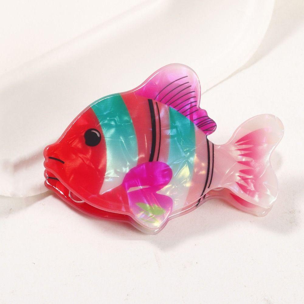 Animal Fish Hair Claw Sea Creature Large Shark Clip Creative PVC Claw Clip Women