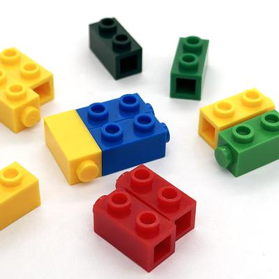 Нетоксичный 100 шт. Moc 32952 Модифицированный 1x1x1 Набор Строительных Блоков С Пинами Сбоку Кирпичи Образовательная Идея DIY Игрушка День Рождения Ребенка Подарок Ребенку