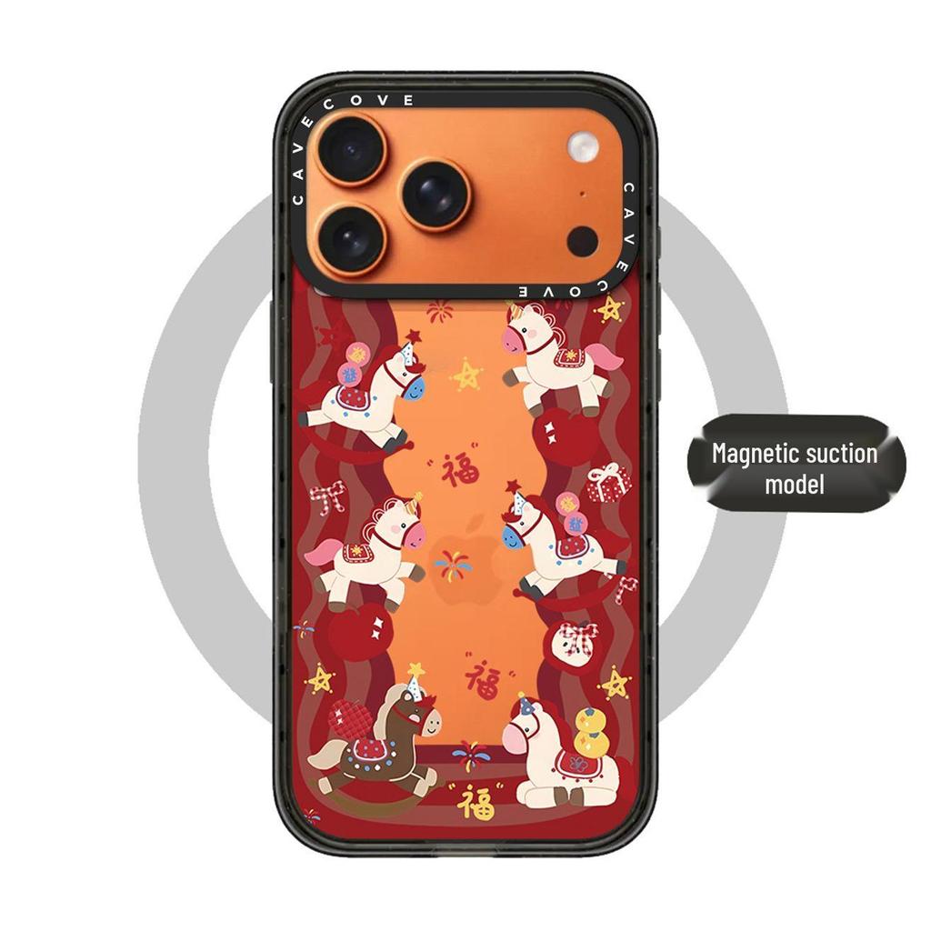 Чехол Pink Wave Год Лошади Яблоко iPhone 17 Pro Max / 16 Pro Max