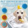 Щетка для ванны для домашних животных Чистящие средства для домашних животных Массажная щетка для ванны Скраб Массажная расческа Щетка для ванны для кошек и собак