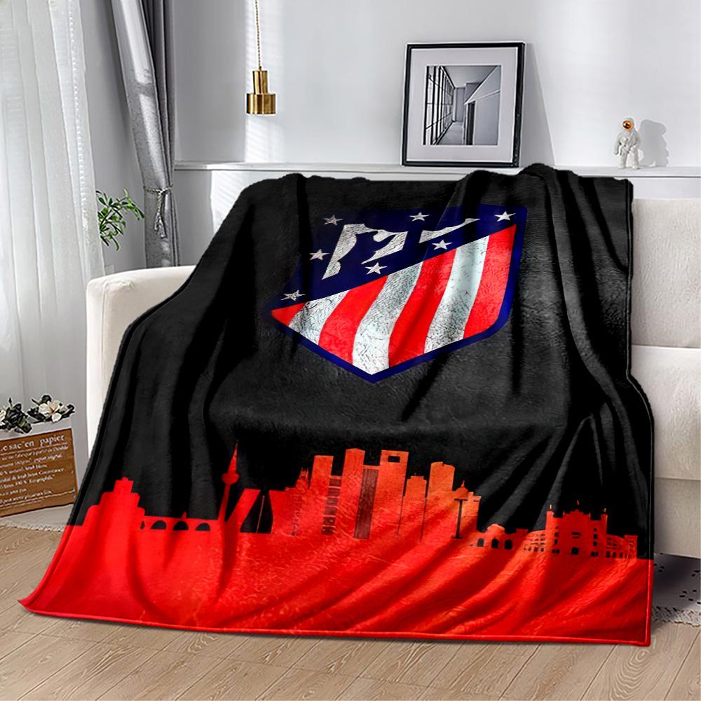Atletico Madrid Blanket Soft Cozy Great For Seaside Couch Sofa For All Seasons Stylish Decor Suitable For Gifting Relatives And Friends
