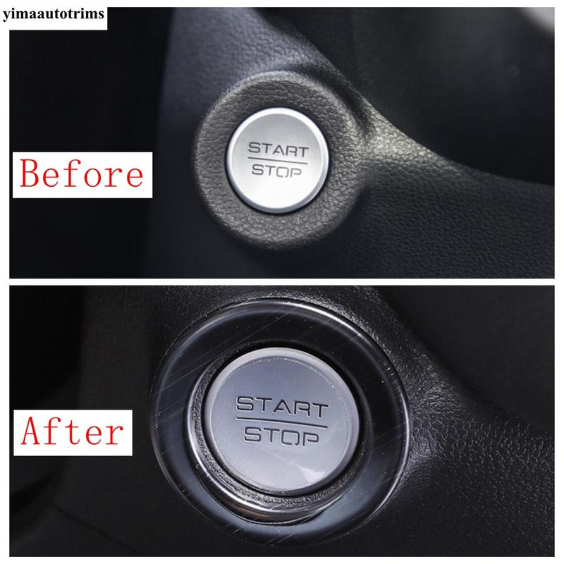 Interior Accessories For Haval Jolion - 2024 Car Ignition Device One-click Start Stop Button Decor Ring Cover Trim Stickers
