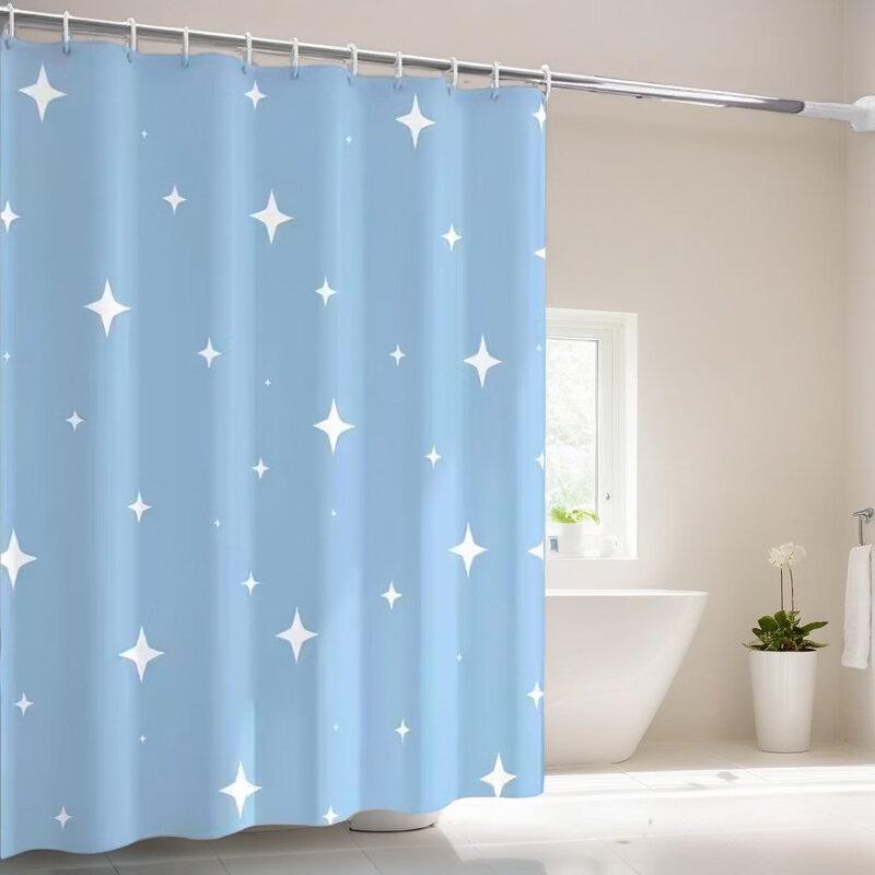 LIEI PEVA Waterproof Shower Curtain
