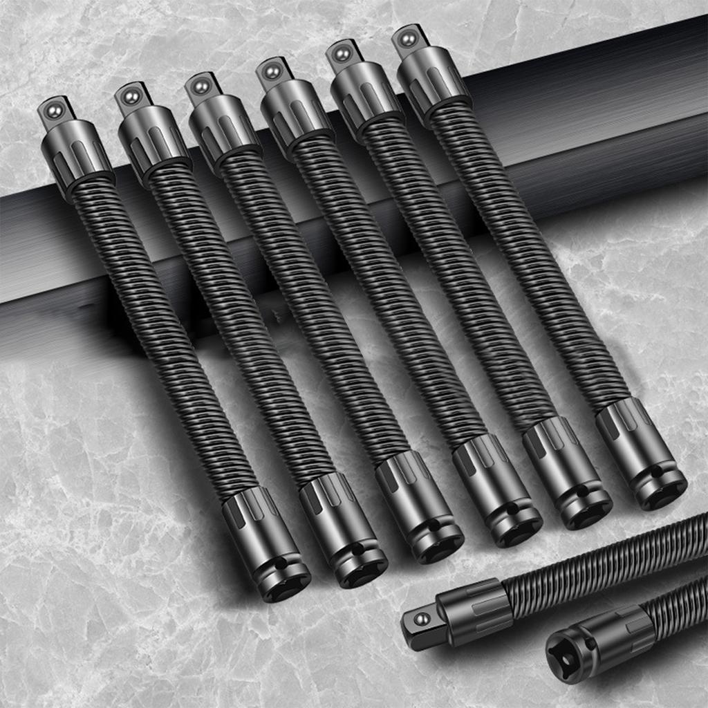 2 шт., гибкий удлинитель головки, трещотка, гибкий набор удлинителей, гибкий эластичный шарнир, соединительное звено для головки