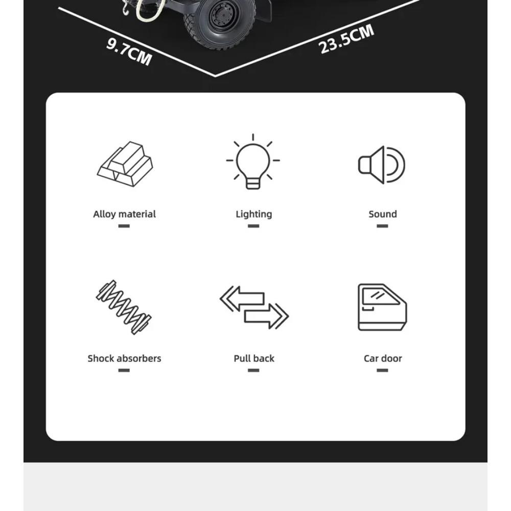 1/24 Land Range Rover Defender 110 Tomb LE Сплав Пикап Модель автомобиля Литые под давлением Внедорожники Модель автомобиля Звук Свет Детская игрушка Подарок