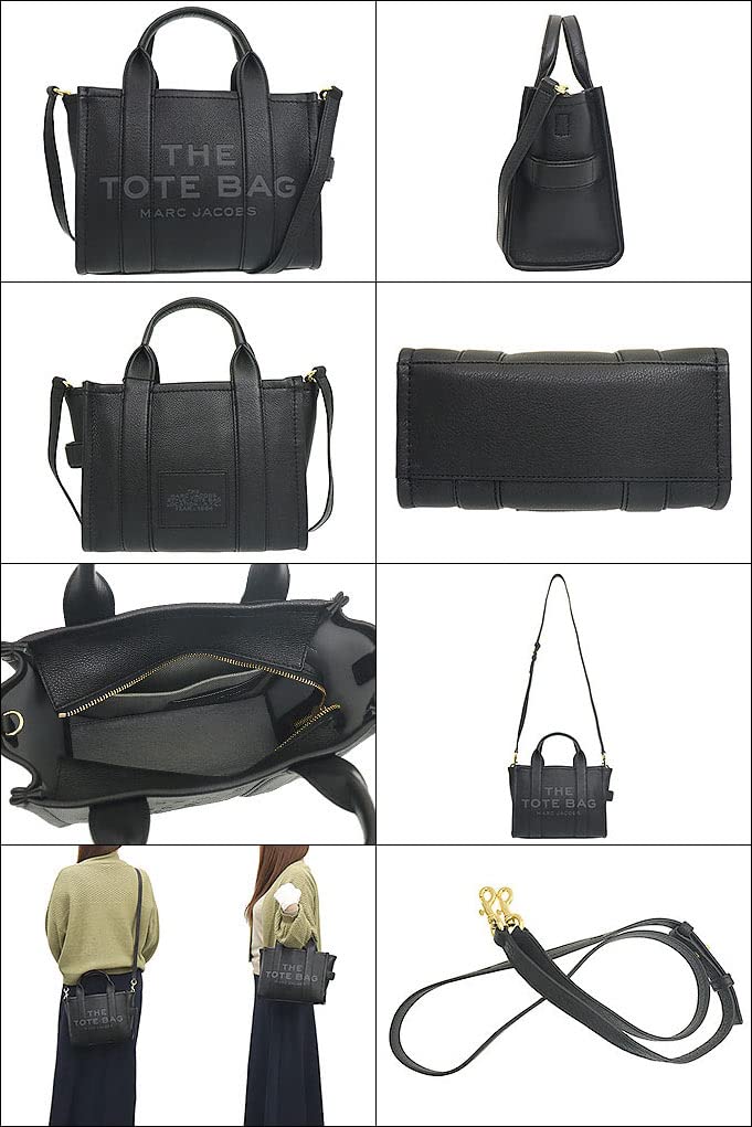 Сумка H009L01SP21 Черная кожаная мини-сумка с тисненым логотипом из натуральной кожи [Marc Jacobs] (Сумка) Женский [Бренд] [Товар]