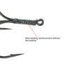 5pcs Fishing Tackle fishing Triple anchor hook Lure High Carbon Steel Hook new Barbed Hooks  Sports