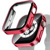 Водонепроницаемый чехол с гальваническим покрытием + Стекло для Apple Watch 11 10 Чехол 46мм 42мм 45 41 44мм Защитное стекло для iWatch 9 8 7 6 5 4 SE