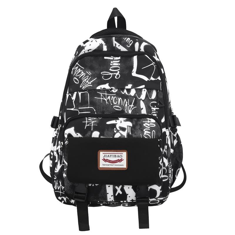 Backpack Women's Large Capacity Student Backpack Men's Bag Junior High School Student Schoolbag