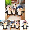 Cuddly Soft 8.7/15/18.9in Pink-blue Hat Penguin Plush Pillow Toy Kids Gift