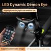Devil's Eye Light, Bicycle, Bold Warning, Dynamic Light, Motorcycle, Electric Vehicle, Car Decoration Belt, Bluetooth App1PCS.