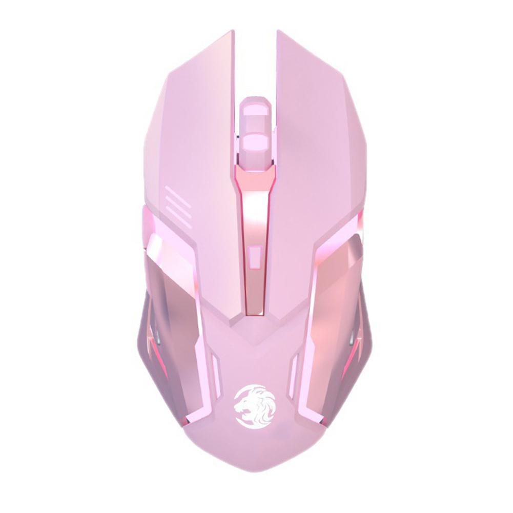 Gaming Mouse Rechargeable 2.4GWireless Bluetooth Mouse Mute Ergonomic Mouse for Computer Laptop LED Backlit Mice for IOS Android