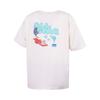 Converse T Shirts Women's White Crew Neck Moderate 10024363-A01