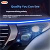 ABX2   1pcs Universal Waterproof Flexible LED Strip DRL 12v Daytime Running Strip Light Ambient Lamp For Citroen C5 Aircross 2017-2022
