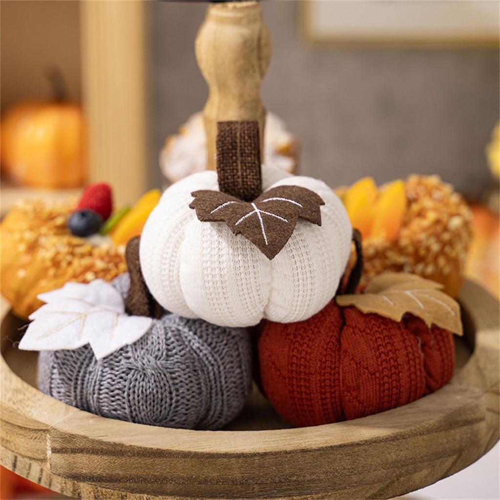 Pumpkin Hanging Decoration For Thanksgiving Fall Harvest Festival Tabletop Fireplace Mantel Door Porch Wall Durable Polyester Cloth