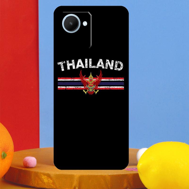 Карта с флагом Таиланда для Realme 15 Pro 10 11 12 13 14 Pro Plus GT6 GT7 C61 C67 C63 C71 C55 C51 C65 C53 C75 Чехол