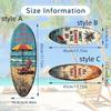 Summer Surfboard Wall Hanging Colorful Beach Decor Wall Art  Home Bedroom Decor