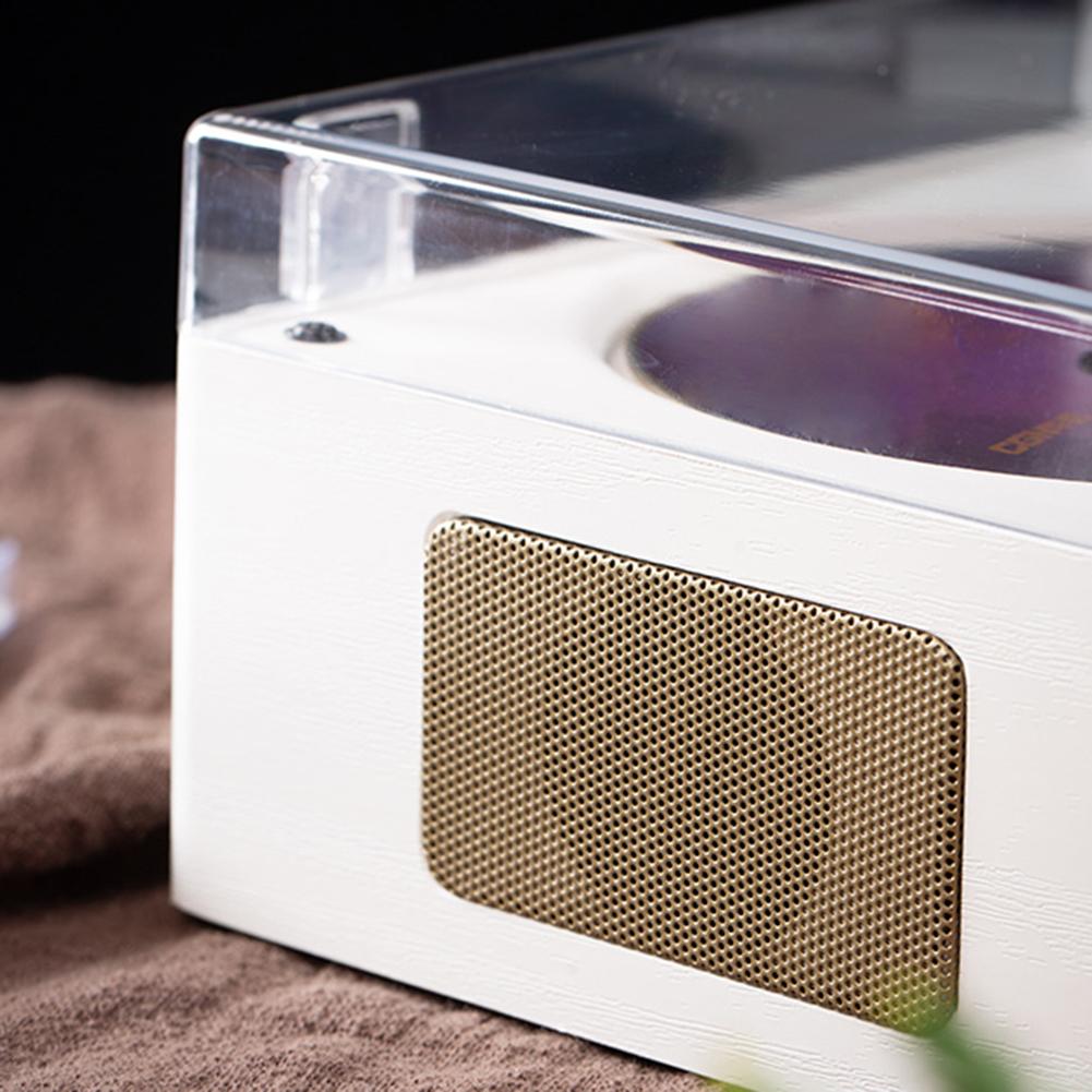 CD-плеер Перезаряжаемый Поддержка CD BT USB 3,5 мм AUX Беспроводной динамик Bluetooth-совместимый 5.0 Настольный CD-плеер Декор для дома