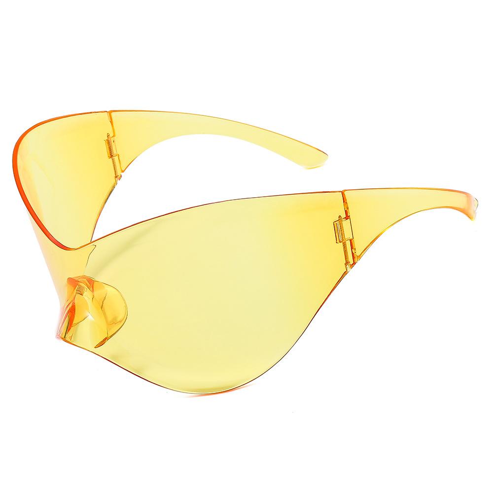 Популярные женские солнцезащитные очки Оверсайз преувеличенные Панк солнцезащитные очки Солнцезащитные очки Мужские UV400 Защита Оттенки Зеркальные Цветные Y2K Очки