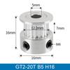 16 20 36 40 60 Teeth GT2 Pulley Belt Width 6mm Synchronous Wheel Durable 2GT Pulley  3D Printer