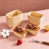 50PCS Film Coating Disposable Cupcake Paper Cup Non-stick Muffin Cupcake Liner  Oven