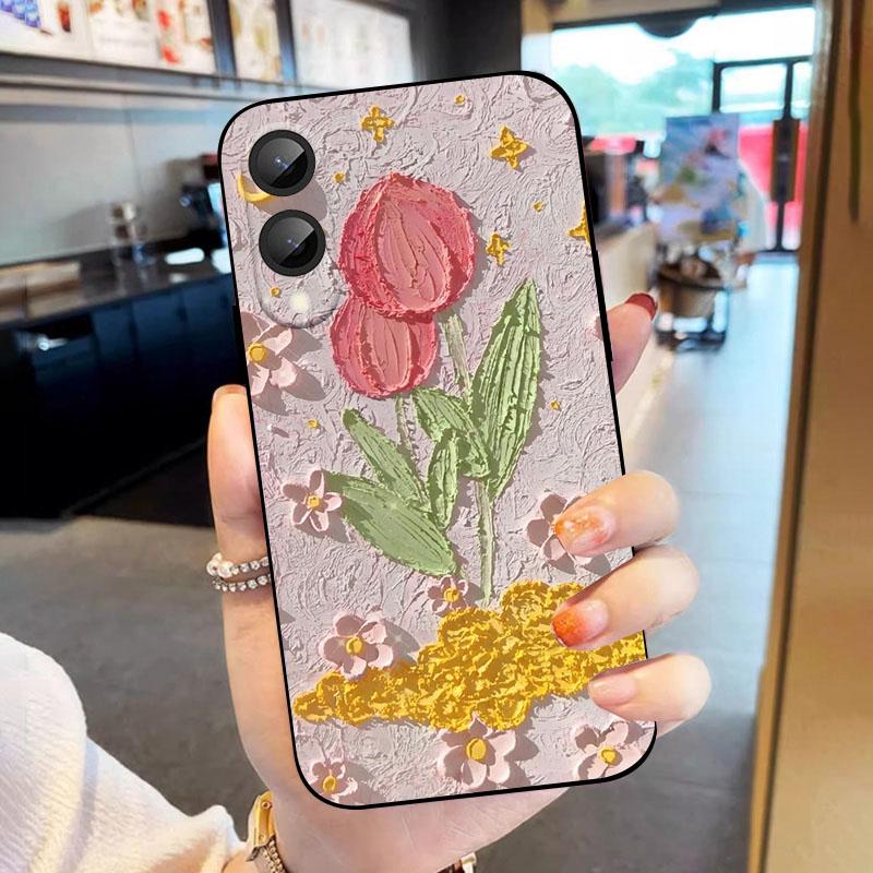 Case For Samsung Galaxy S25 Edge TPU Capa Stylish Oil Painting Back Cover For Galaxy S25 S25Slim Soft Silicon Fundas Shell Coque
