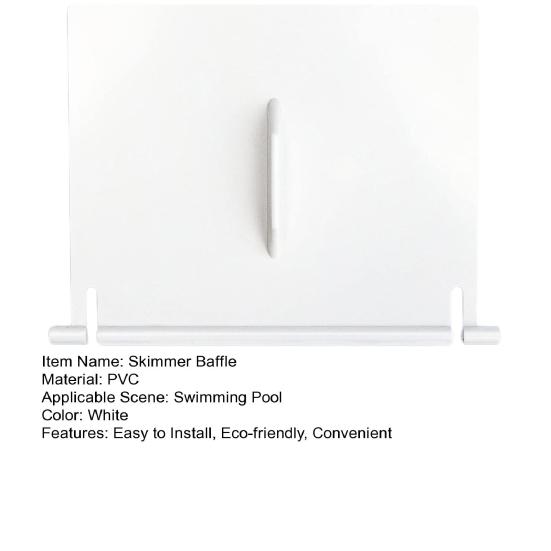 Сменная перегородка скиммера для воды из ПВХ. Легко устанавливается. Повышает эффективность вашего бассейна. Экологичность.