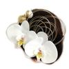 Solid White Japanese Wedding Luxury Phalaenopsis Orchid Headdress Wedding Japanese Ball Mizuhiki Bride Graduation Ceremony Kimono Japanese Clothing