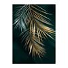 3 Pieces Gold Leaves Fashion Wall Canvas Painting Flower Classic Plant Design Gold Pop Posters and Prints for Living Room Bedroom Home Pictures Decor