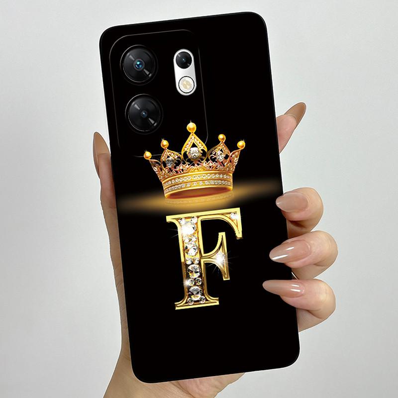 Чехол для infinix Zero 30 4G 5G Чехол X6731 Буквы Короны Мягкий Силикон Ударопрочный Чехол Для Infinix Zero30 4g Чехлы X6731B Funda