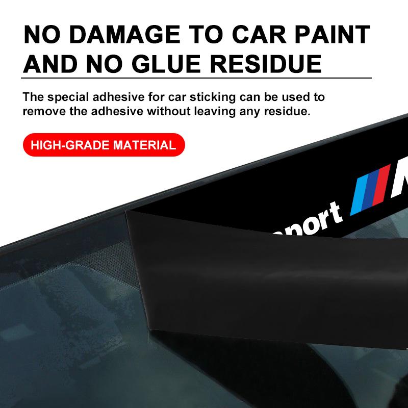 AAAPT1 Car windshield sticker front window sticker sunshade For BMW M5 M4 M3 F20 F40 F22 F30 E90 F32 F10 F06 F07 F46 E60 Z4 F15 F16 G30