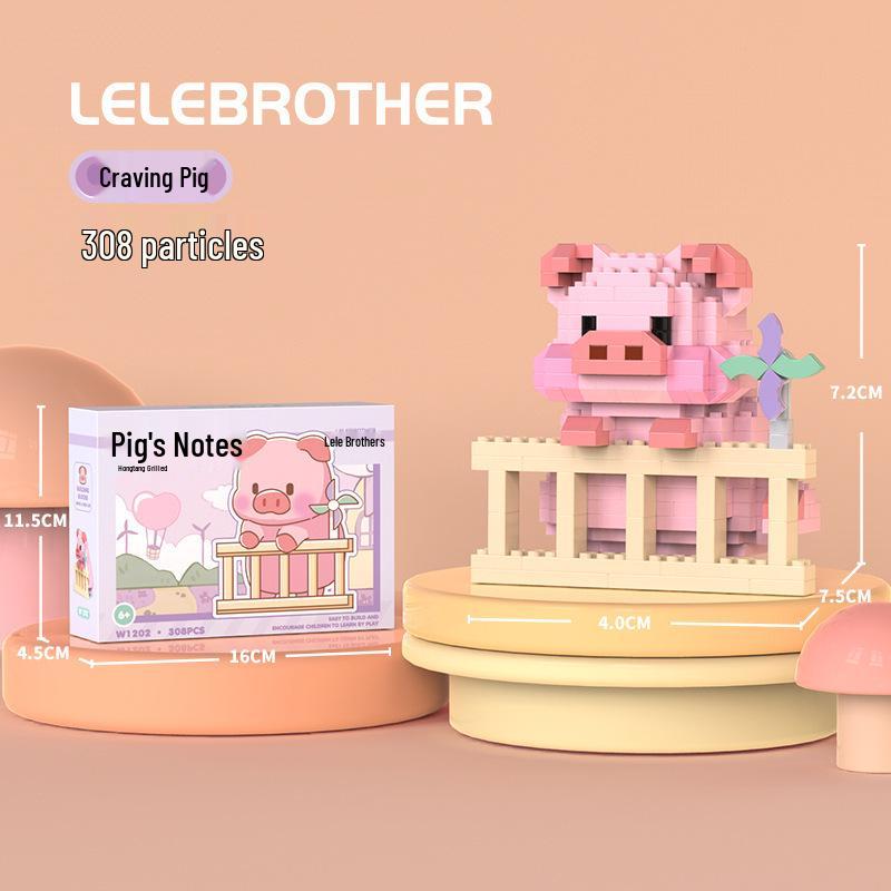 Совместимые с LEGO микро-кирпичики кофейни «Панда»: Развивающий конструктор для детей