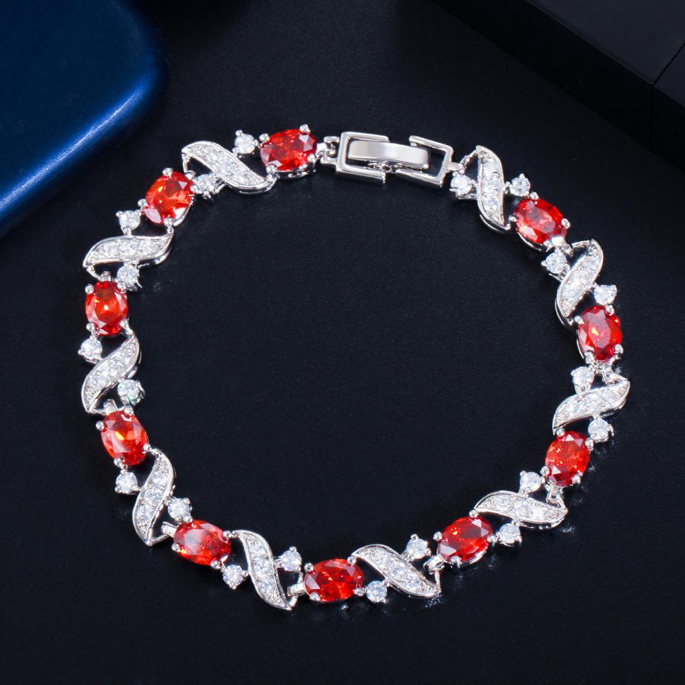 WWJ элегантный модный браслет с кубическим цирконием для женщин, аксессуары для вечеринок, ювелирные изделия