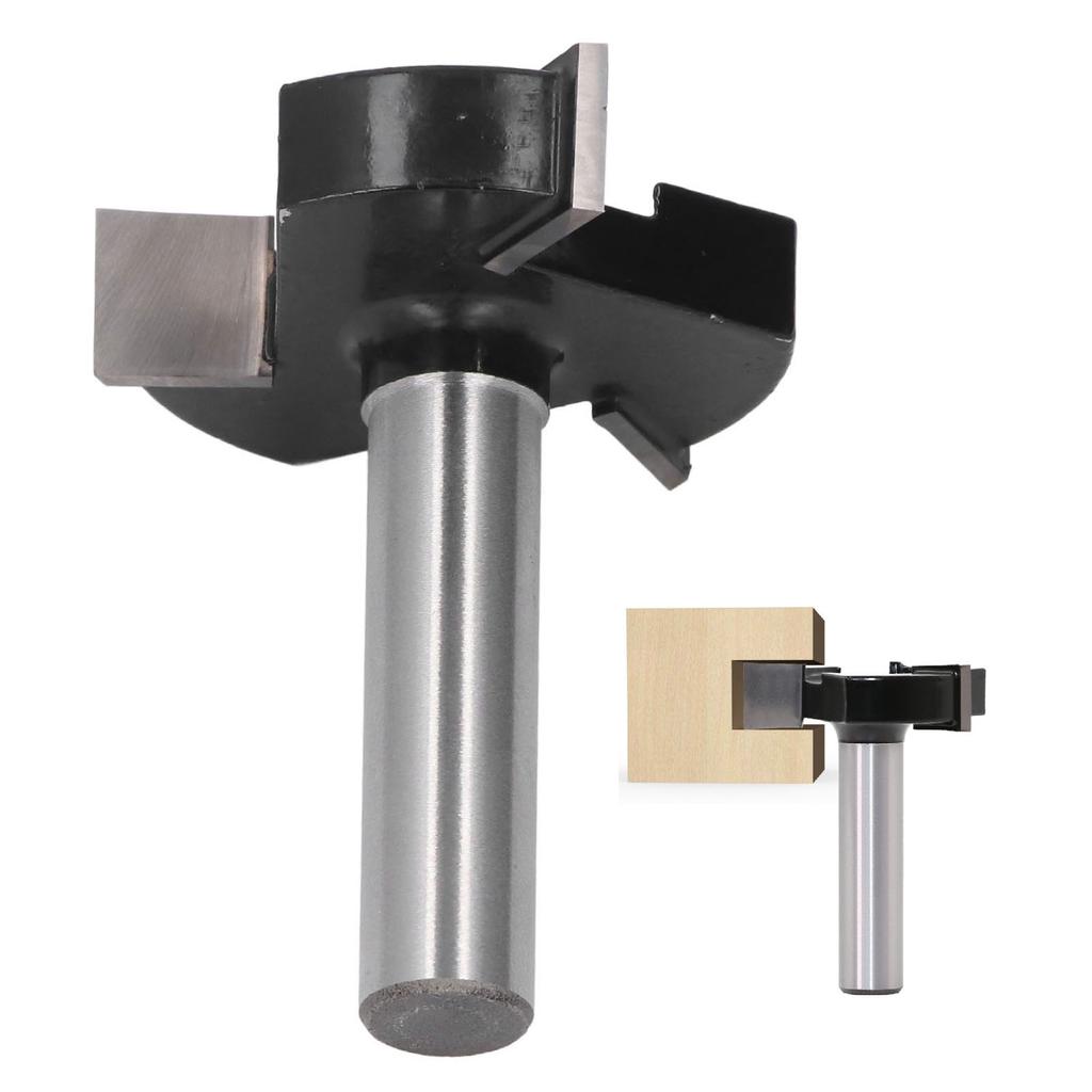 Фреза для фрезерного станка с ЧПУ, 3 зуба, Т-образная, фреза по дереву, хвостовик 12 мм, диаметр реза 49 мм