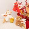 Horse Plush Doll Keychain Year of The Horse Zodiac Ornament Hanging Plushie for Car Bag Chinese New Year Gift Auspicious Symbol Blessings