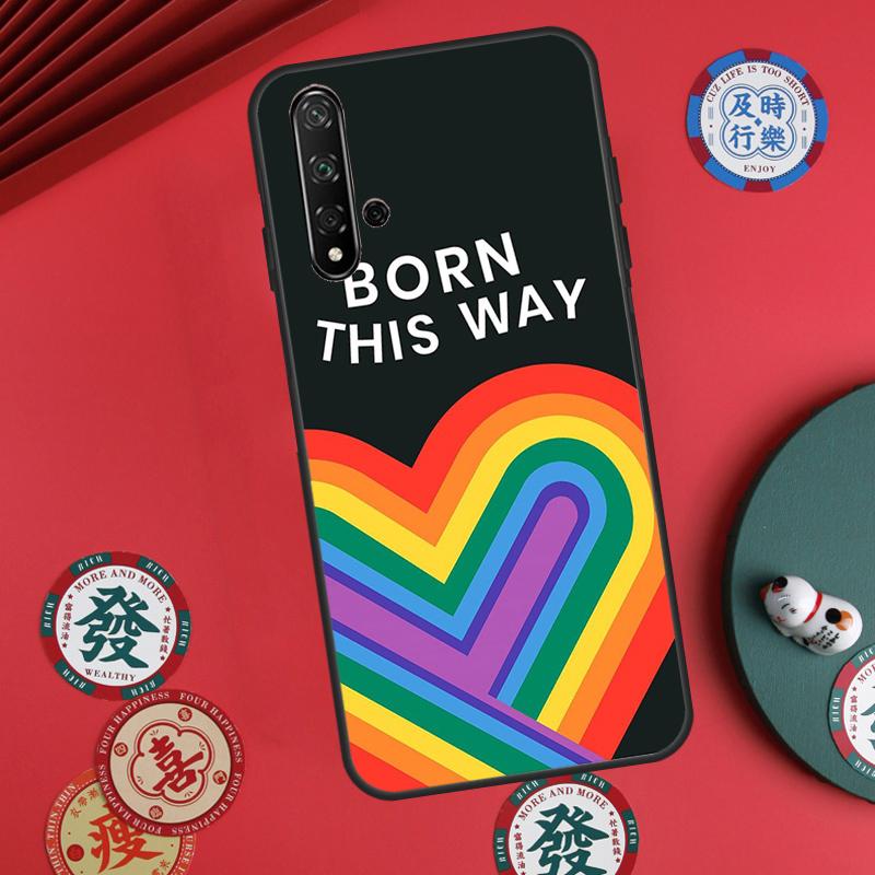 Чехол для Huawei Nova 11i 8i 12i 12s 9 10 SE Y60 Y70 Y90 Y72 Y73 Y61 Y91 P60 Pro P30 P40 Lite - Радужный Прайд ЛГБТ Геи Лесбиянки