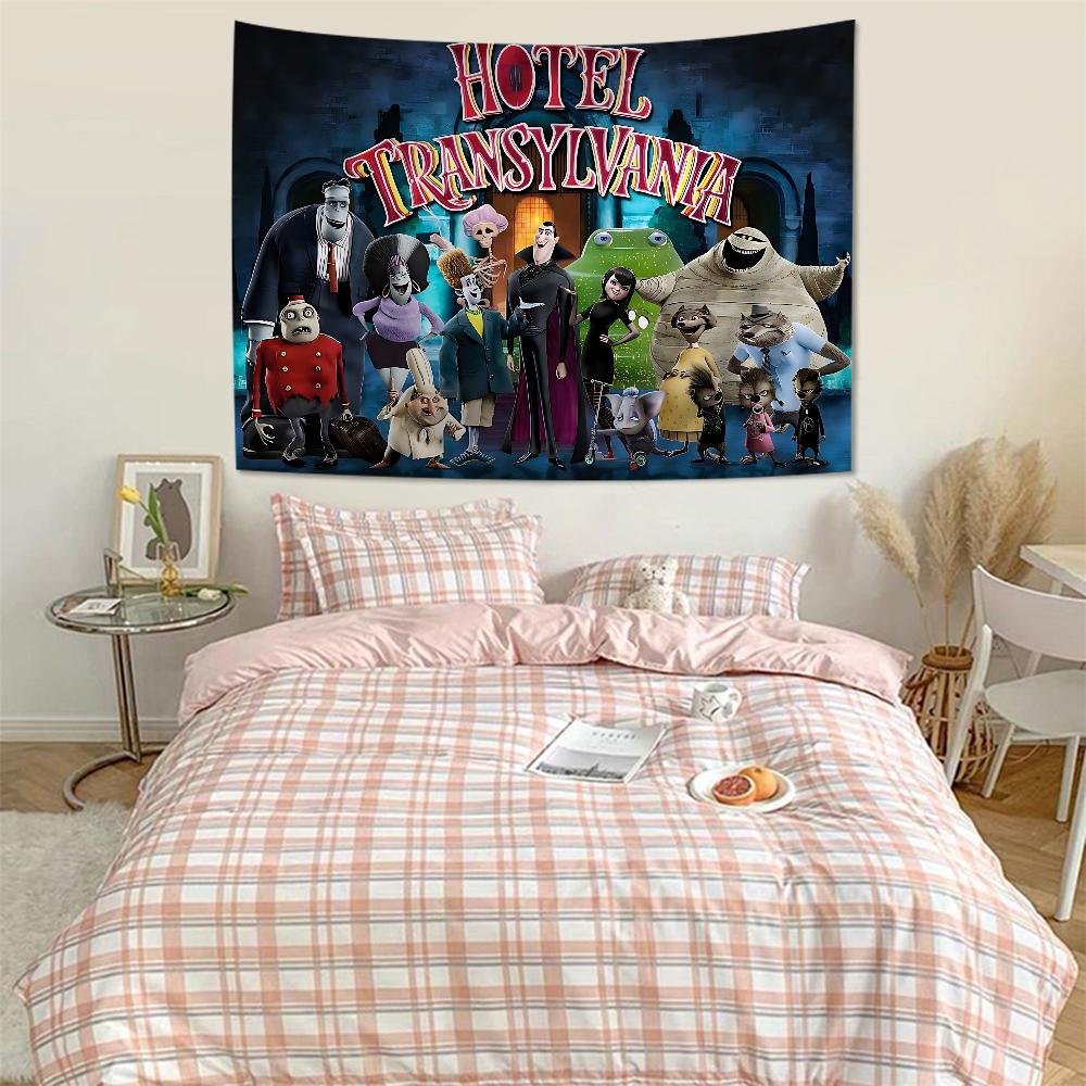 Anime Hotel Transylvania Hanging Bohemian Tapestry Bohemian Wall Tapestries Mandala Kawaii Room Decor