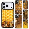 Чехол для телефона 'Пчела Соты Мед' для iPhone 17 16 15 14 13 12 11 Pro Max Plus 17Air Мягкий Силиконовый Чехол