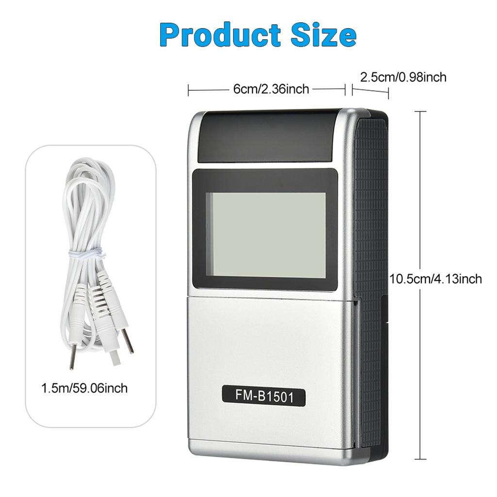 20 скоростей Электрический TENS-аппарат Портативный импульсный массажер Цифровая терапия Полный массажер Обезболивание Акупунктура