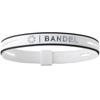 BANDEL String Metallic Bracelet, Large (19.0cm), White/Silver