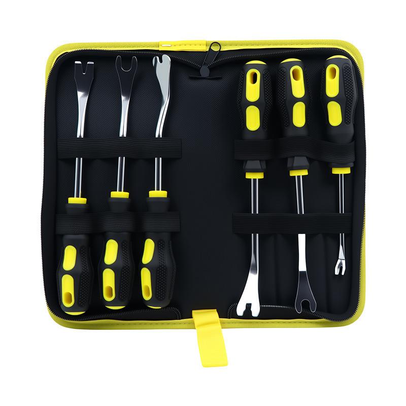 6pcs Car Panel Clip Remover Tool Set For Auto Interior Trim Door Moldings Fastener Upholstery Audio tallation Repair Kit