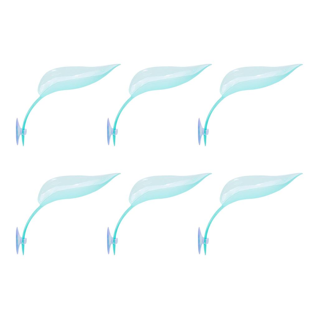 Платформа для купания черепах 6 шт. Аксессуары для террариума древесных лягушек Платформа в форме листа для бородатой агамы Присоски Листья для отдыха