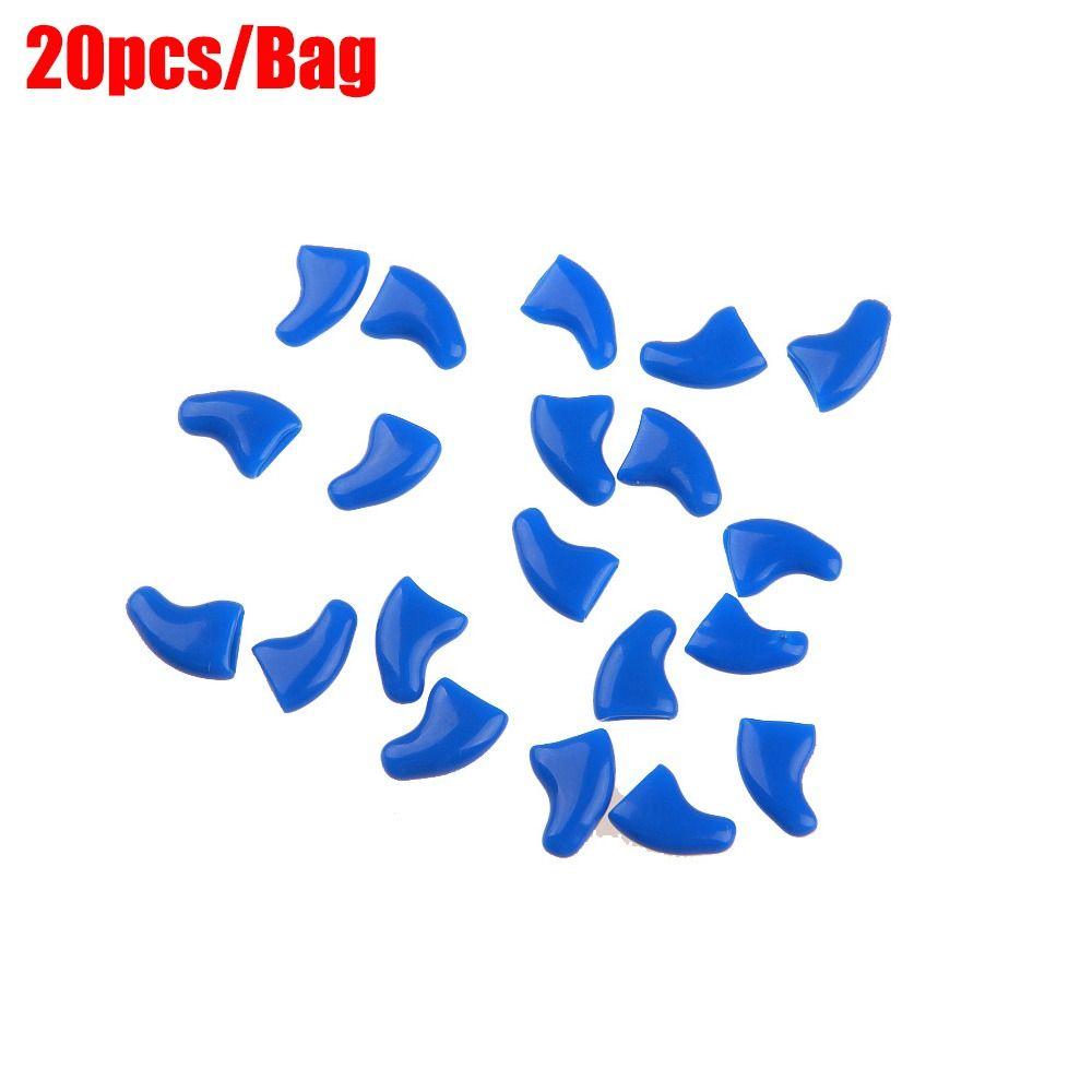 Силиконовые колпачки для когтей для кошек Мягкие колпачки для ногтей Цветные колпачки для ногтей питомца Подарок Защита для когтей питомца